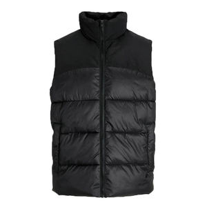 Doudoune sans manches matelassée à capuche pour homme, style bomber, haute qualité, en stock rapide - Product Image 1