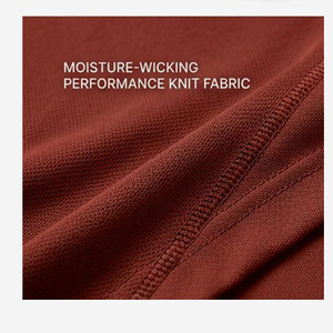 <b>Men's</b> Plus Size Solid <b>Burgundy</b> Round-Neck T-<b>Shirt</b> Custom OEM High Quality - Product Image 4