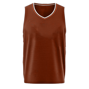Débardeur sans manches pour homme, bleu royal, col en V, style sportif uni, séchage rapide, tricoté en polyester - Product Image 5