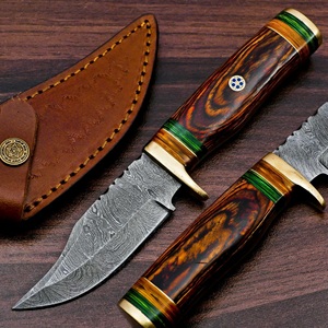 Couteau de camping à lame fixe personnalisé pour la vente en gros, couteau utilitaire d'extérieur, couteau de chasse pour les marchés américain et européen, idéal comme cadeau - Product Image 1