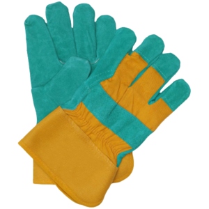 Guantes de Trabajo de Cuero Vacuno de Primera Calidad, Antivibración, Flexibles, Resistentes, con Revestimiento de Goma, Cómodos, de Algodón - Product Image 2