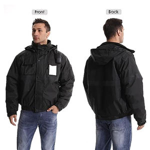 New Design Hi Vis Reflective Safety Winter Workwear Canvas Eco-Friendly <b>Padded</b> <b>Waterproof</b> <b>Jacket</b> with Front Logo - Product Image 3