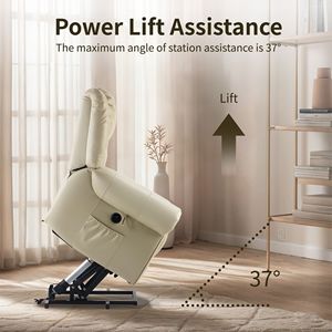 Sofá Cama de Terciopelo con Reposapiés y Portavasos, Sillón Reclinable para Sala de Estar, Patas Metálicas Extraíbles, Categoría de Producto: Sillón de Masaje - Product Image 3