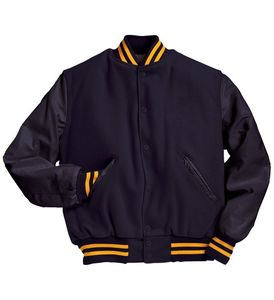 Best Selling Men's Wool Body Varsity Jackets <b>Top</b> Trending Custom Baseball Bomber Leather Varsity Jackets Embroidery Decoration - Product Image 5