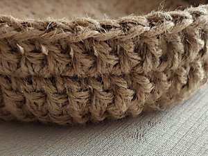 Cesta de Almacenamiento Circular de Mimbre Natural Multiusos, Hecha a Mano, Ecológica, Diseño Moderno y Flexible para el Hogar - Product Image 3