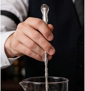 Cuillères à cocktail en acier inoxydable Royal Design, finition brillante, pour mélanger les cocktails, accessoires de bar, outils de bar. - Product Image 3