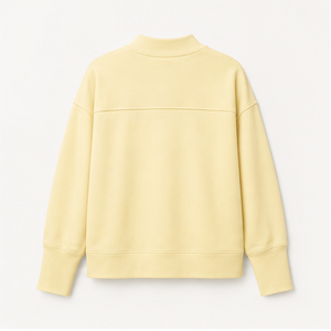 Sweat-shirt à col roulé surdimensionné pour femme, pull à col haut pour un usage quotidien décontracté, confortable - Product Image 1