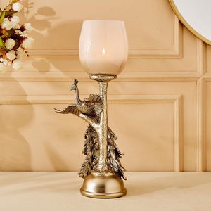 Peacock Metal Candle Holders for Home Decor Vintage Tealight for Living Room Dining <b>Table</b> Festival Wedding Decor - Product Image 5