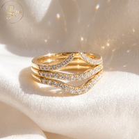 Bague de fiançailles en or jaune personnalisée avec diamant rose de laboratoire VVS taille ronde, bijoux fins pour femme, vente chaude
