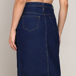 Jupes en jean midi pour femmes, 100 % denim de haute qualité, tendance, confortables et élégantes. - Product Image 2