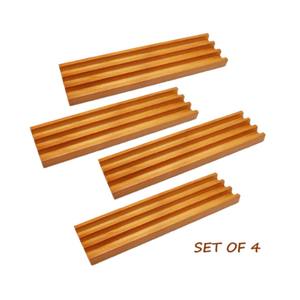 Jeu de dominos premium avec 4 supports en bois, jeu de dominos professionnel double 12 Mexican Train à points colorés pour la famille, les adultes, les enfants, cadeau - Product Image 5