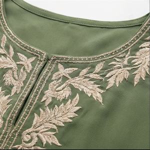 Abaya une pièce pour femmes musulmanes, robe longue hijab, vêtements islamiques, tenue modeste couvrante, faite à la main, pour fête, exportation en gros - Product Image 4