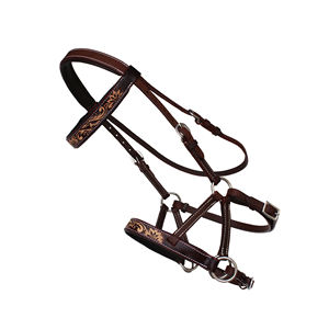 Nueva Brida de Cuero para Caballo con Narquileras Ajustables, Cómoda y de Contacto Equilibrado para Entrenamiento y Eventos - Product Image 4