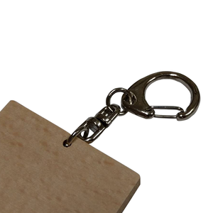Porte-monnaie en bois personnalisé, écologique, porte-clés durable et portable, imprimé en sérigraphie, cadeau promotionnel de la marque CALA pour - Product Image 3