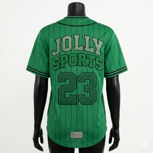 Camiseta de béisbol para mujer, transpirable, de poliéster, con paneles de malla, color granate y blanco con rayas, logotipo bordado, camiseta de béisbol de algodón para mujer - Product Image 4