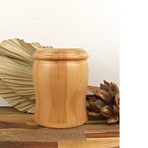 Urne funéraire en bois faite à la main, bois naturel poli, urne commémorative personnalisée, urne funéraire pour cendres d'adultes - Product Image 6