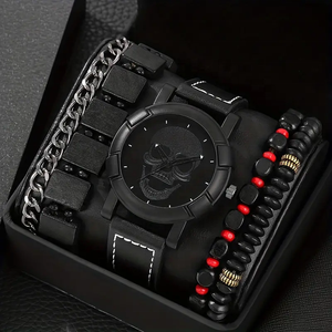 NW1475 Reloj de Cuarzo para Hombre Más Vendido y Juego de 4 Pulseras - Product Image 1