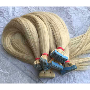 ผู้จัดจำหน่ายขายส่ง  ผมต่อแท้แบบเทป สีเบอร์ 60 คุณภาพดีที่สุด 100%  แบบดิบ ไม่ผ่านกระบวนการใดๆ  ไม่ผ่านการย้อมสี  ขายดี - Product Image 1