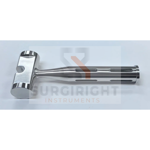 <b>Blush</b> Surgical Manual Power Source Stainless Steel MALLET SLOTTED Head 2lbs Hollow Slotted Handle Orthopedic Surgical Instrument - Product Image 6