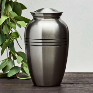 Best Selling Engraved Pewter Metal Urn for Human Ashes Durable and Beautiful <b>Memorial</b> <b>Keepsake</b> Urn from Indian Supplier - Product Image 2
