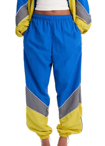 Ensemble survêtement deux pièces coupe-vent personnalisé pour femme, haute qualité 100% polyester, décontracté, vente en gros - Product Image 4