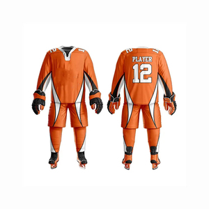 Uniforme de hockey sur glace élégant et coloré, respirant, à séchage rapide, sans manches, en polyester/nylon, personnalisable, de haute qualité, service OEM, vente en gros - Product Image 4