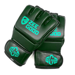 Guantes de Cuero Multiusos para Artes Marciales Mixtas (MMA), Entrenamiento de Boxeo, Práctica de Fitness al Aire Libre y Uso de Fuerza - Product Image 4