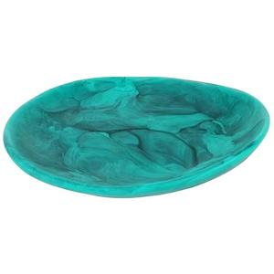 Cuencos Redondos de Resina para Comida o Ensaladas, Cuenco Pequeño de Resina para Servir Pasta y Cereal, Estilo Elegante con Colores Vibrantes - Product Image 1