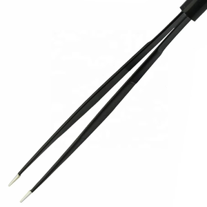 Pinzas Bipolares Rectas Antiadherentes Americanas Premium de 18 cm con Punta de Aleación de Plata, Herramientas Quirúrgicas de Coagulación Reutilizables, CE ISO - Product Image 1