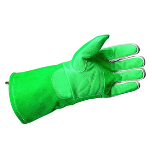 Gants de travail industriels résistants à la chaleur pour la soudure TIG/MIG, gants de soudeur en cuir de vachette de qualité supérieure - Product Image 6