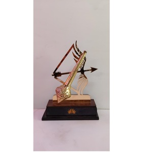 Badminton <b>Trophy</b> Set Champion & Runner Up Badminton Fiber <b>Trophy</b> Golden - Product Image 3