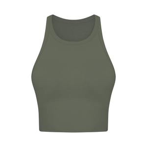 Eco-Friendly Breathable Polyester/Cotton Knitted Fabric <b>Feather</b> New Best Quality High Quality Women's Tank <b>Top</b> Custom Logo - Product Image 1