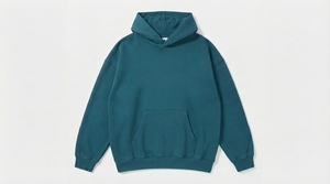 Sweat-shirt à capuche personnalisé pour homme, pull à capuche avec poche avant, impression de logo et bordure côtelée - Product Image 2