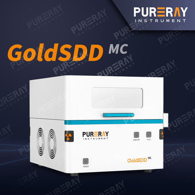 XRF Analyzer PURERAY GoldSDDMC Gold Content Testing Machine Precious Metal Spectrometer for Gold Recycling