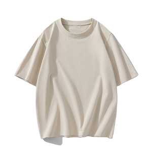 Camiseta Extra Grande de Algodón 100% de 260 g/m² para Hombre, Hombros Caídos, Personalizada con Serigrafía, Estampado Gráfico, en Blanco - Product Image 5