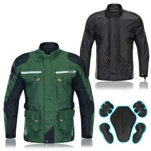 Vestes de moto en Cordura de haute qualité pour hommes, été/hiver, grandes tailles, logo personnalisé, coupe-vent et imperméable - Product Image 1