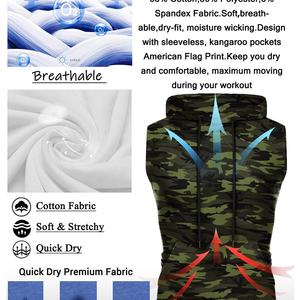 Men Workout Hooded basics Tank Tops Sports Bodybuilding Stringer Muscle Cut Off T Shirt Men's Sleeveless <b>Gym</b> <b>Hoodies</b> - Product Image 4