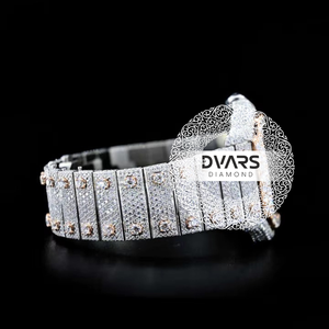 Reloj de Pulsera de Lujo con Movimiento Automático, Diamante Moissanite Color D VVS1, Cristal de Zafiro, Acero Inoxidable Premium - Product Image 2