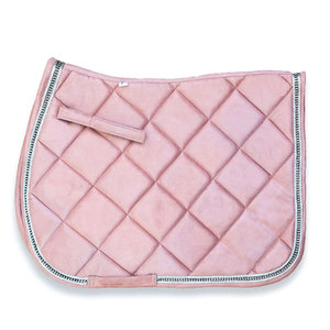 UNIZA Tapis de selle respirant de haute qualité pour chevaux, modèle UC-HRSP-02, en tissu de coton doux, forme profilée, polyvalent pour l'équitation - Product Image 1