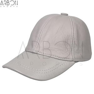 Streetwear Custom Logo Comfortable Premium Quality Fashionable Durable Genuine Leather <b>Baseball</b> <b>Cap</b> for <b>Men</b> and Women - Product Image 3