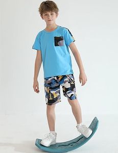 Fashion Men Summer Casual Terry Fabric T-Shirt Shorts <b>Set</b> Quick Dry Breathable Cotton/Polyester Customized Colors Custom Size - Product Image 4