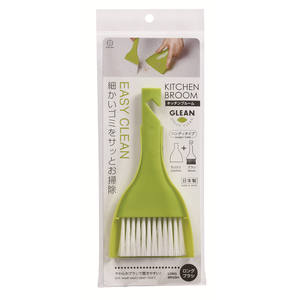 Mini Green <b>Brush</b> & <b>Dustpan</b> <b>Set</b> for Everyday Brooms & <b>Dustpans</b> Use - Product Image 1