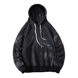 เสื้อฮู้ดดี้คุณภาพสูง ผ้าฝ้าย 100% ซักกรด สไตล์วินเทจทรงโอเวอร์ไซส์ สีซีดแบบซันเฟด - Product Image 6