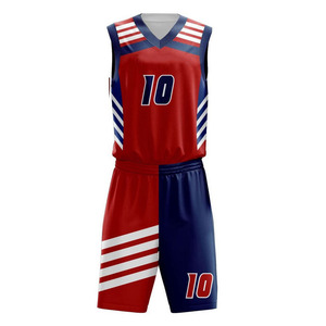 Ensemble de maillots de basket-ball personnalisés par sublimation, 100% polyester, vêtements de sport respirants, tailles plus grandes, uniformes de basket-ball à séchage rapide - Product Image 2