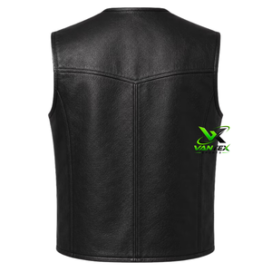เสื้อกั๊กมอเตอร์ไซค์ VANTEX SPORTS รุ่น Unisex ผ้าโพลีเอสเตอร์ 100% แห้งเร็ว สไตล์ทางการ สำหรับฤดูร้อน คอวี มีซิปและกระเป๋าเสื้อ - Product Image 4