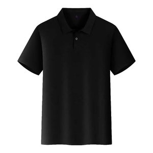 Uniformes Empresariales de Diseño Personalizado, Camisetas Polo de Golf Blancas y Negras de Poliéster de Secado Rápido para Hombre, Bordadas e Impresas - Product Image 2