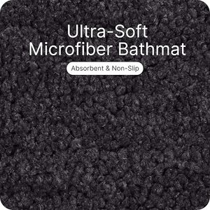 Tapis de bain antidérapant absorbant l'eau, couleur unie, simplicité moderne, personnalisé, pour cuisine et salle de bain - Product Image 4