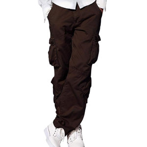 Premium Lightweight Men <b>Cargo</b> Pants Mid Multi-Pocket <b>Straight</b> <b>Leg</b> Utility <b>Trousers</b> Durable Cotton Fabric Outdoor Workwear Casual - Product Image 1