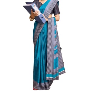 ผ้าเครปพิมพ์ลายดิจิทัลสำหรับชุดส่าหรี - Product Image 1