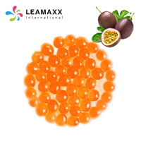 Leamaxx Passievrucht Bursting Boba 15-Popping Pearls Tapioca Ballen Zoetzuur Bubble Tea Topping 15% Echt Fruit Sap 18 Maanden Houdbaar